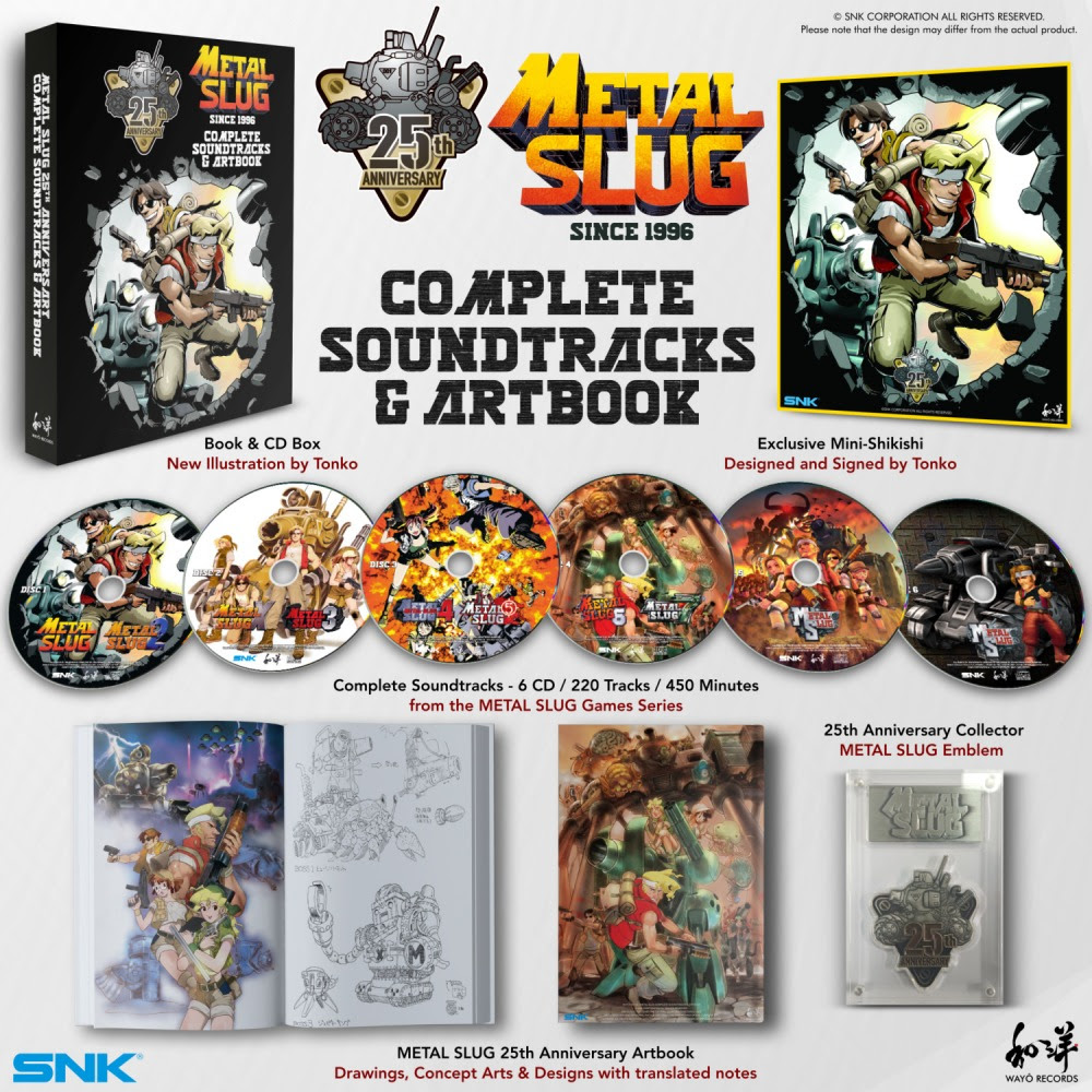 Metal Slug Complete Soundtracks & Artbook Light In The Attic Records