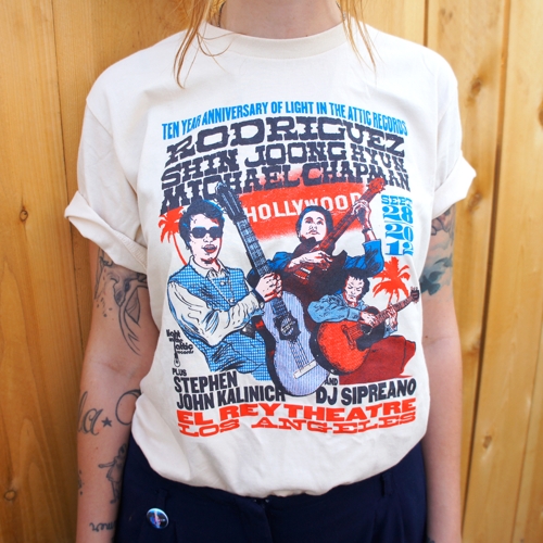 Light In The Attic 10 Year Anniversary Tee Shirts