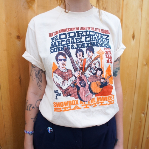 Light In The Attic 10 Year Anniversary Tee Shirts